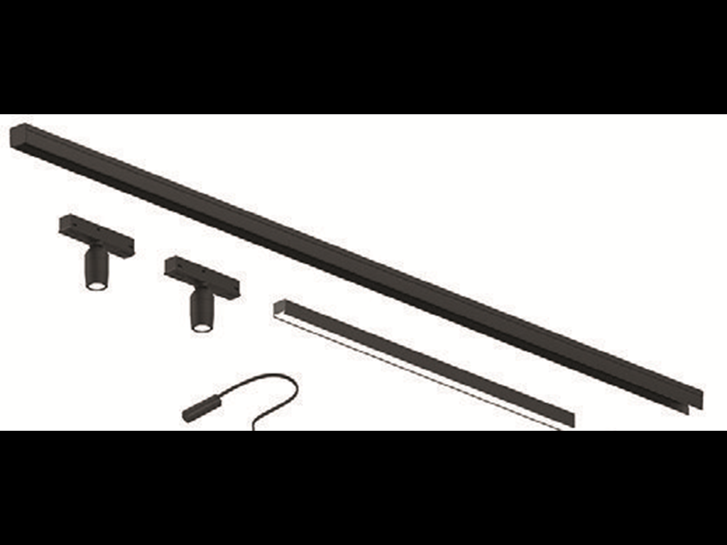 Connettore Input per Mini Rail Nero con Cavo cm.200 | Luce Viva - immagine 4